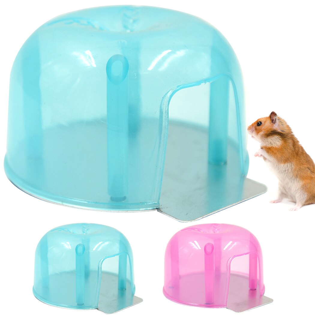 1PCS Cute Hamster House Cooling Hamster Cave Small Animal Nest for Summer Small Pet Plastic House Sleeping Nest