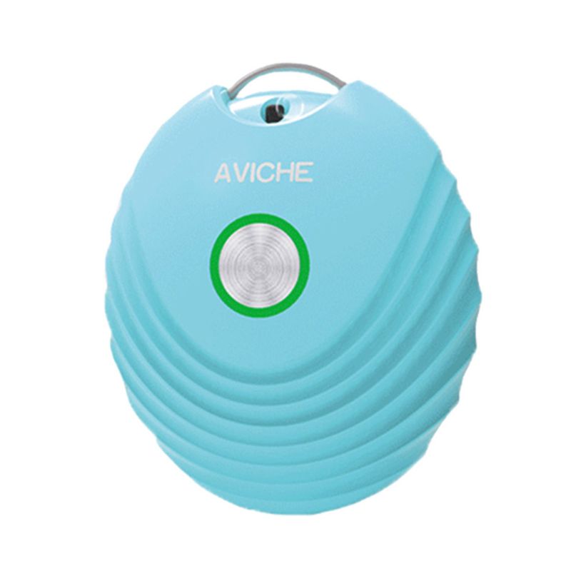 Wearable Air Purifier Mini Portable Air Freshener Ionizer Negative Ion Generator 6XDB: Blue