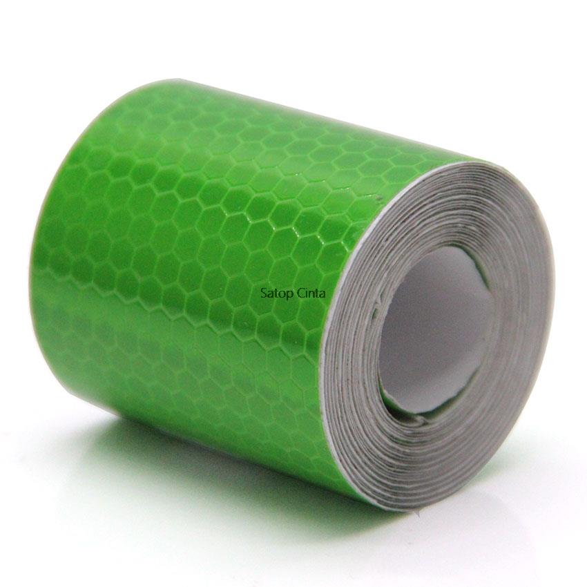 Bande autocollante réfléchissante pour cadre de vélo, 5cm x 5m