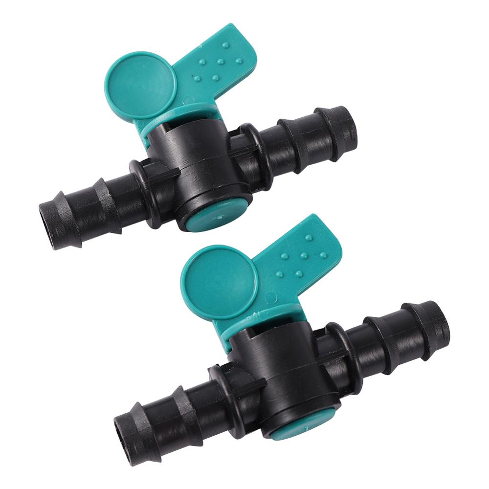 Irrigation Water flow Control Valve 1/2 Inch Garden Hose Connector Double Barb Pipeline Water Valve Water Pipe Connector 1 Pc