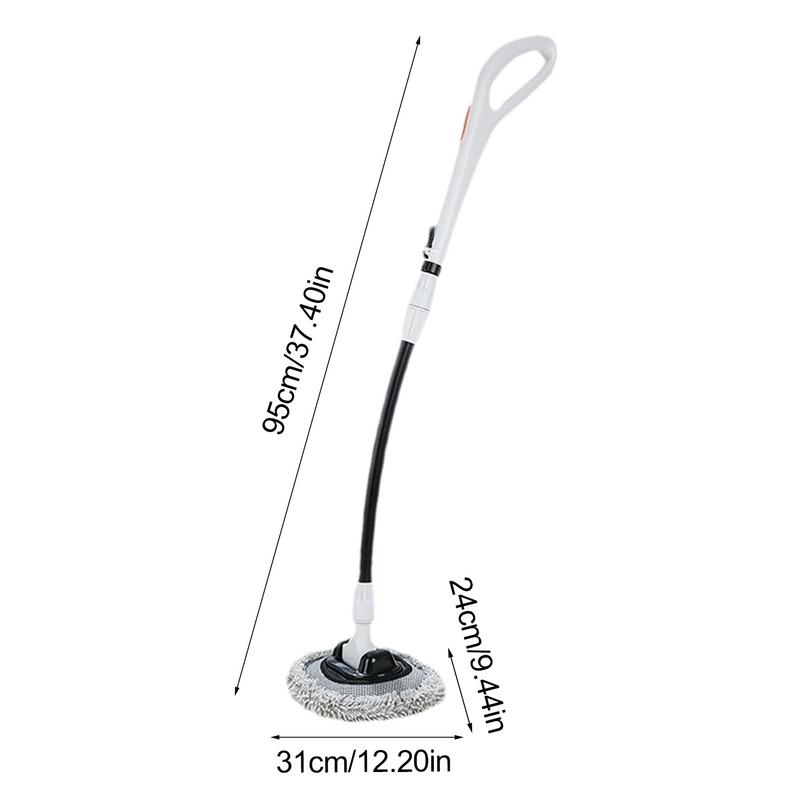 Auto wasch bürste mit Griff Aluminium legierung versenkbarer Griff Auto wasch stange Ergonomischer Auto mopp mit abnehmbarem Bürsten kopf