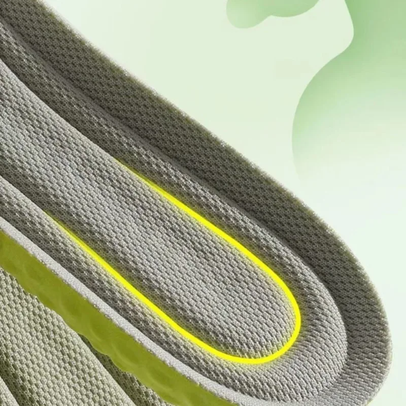 2/4pcs Soft Sport Insoles High Elasticity Comfortable Plantar Insoles Feet Man Women Orthopedic Shoe Sole Running Accessories
