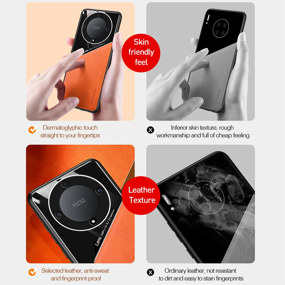 Støtsikkert deksel til honor magi 6 lite magi 5 pro  x9b x8b x9a x8a honor 90 70 lite beskyttelsesdeksel magnetisk holderdeksel