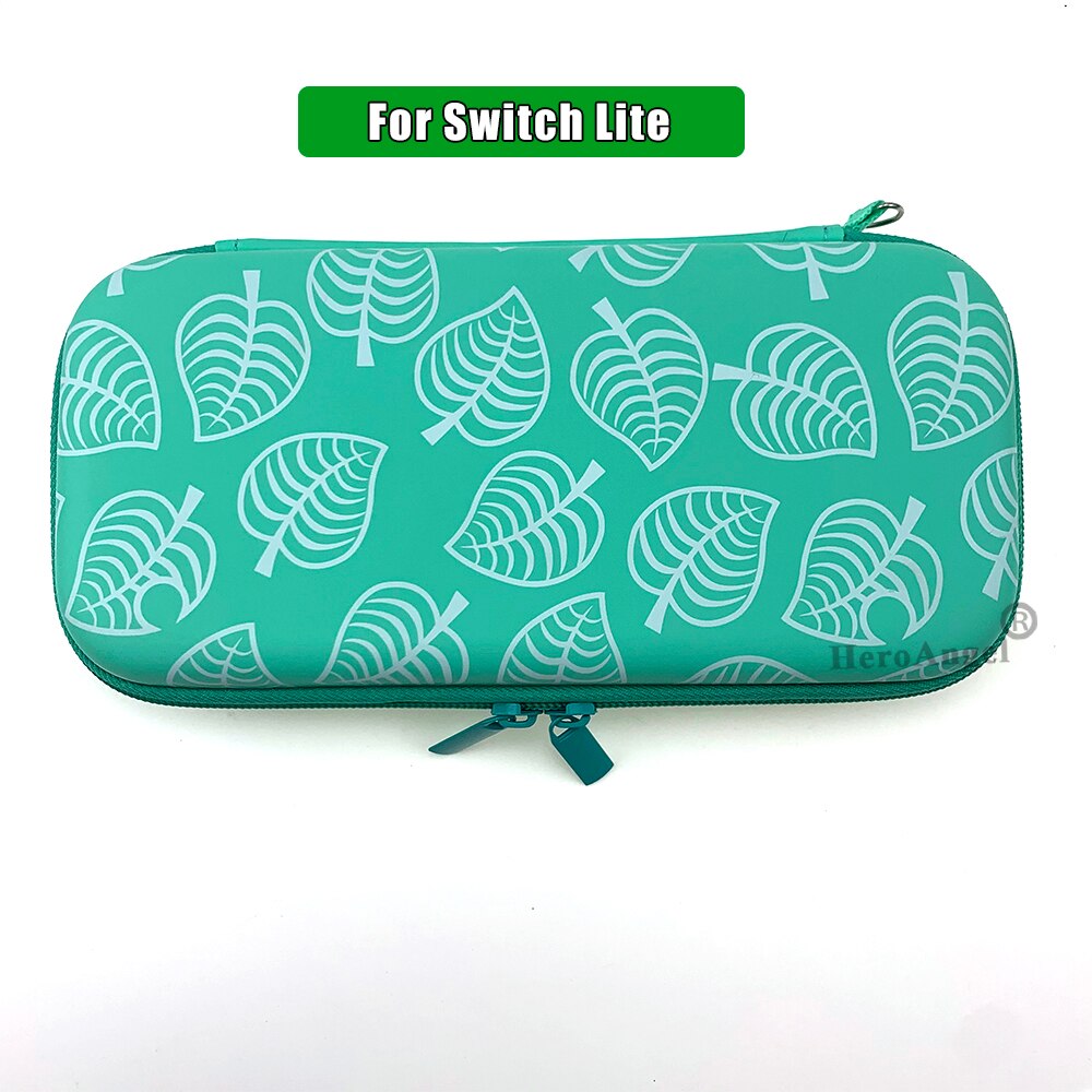 Bolsa verde 7 en 1 para Nintendo Switch Lite, Mini consola Estuche de transporte, bolsa protectora de viaje con estuche de tarjetas de juego