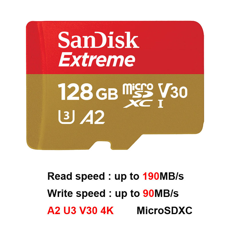 SanDisk High Endurance Video Monitoring 64GB 128GB 256GB Memory Card Ultra 32GB TF Card Extreme/Extreme PRO 4K UHD MicroSD C10: 32GB