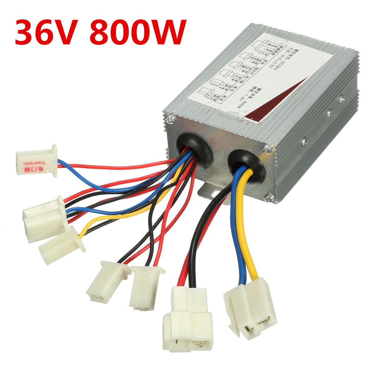36V 500W 800W Electric Scooter Parts Bicycle E-bike Brush DC Motor Speed Controller Accessories Parts