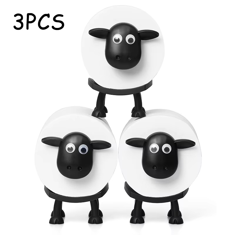 Schafe Form Wc Tissue Rack Wc Papier Halter Harz Schöne Schafe Tissue Box Stapelbar Für Home Badezimmer Nacht Steht Halter: MULTI