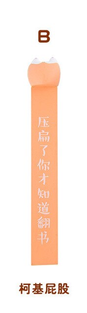 3D Cartoon Dieren Bladwijzer - Leuke Kat, Panda, Haai - Kawaii Pagina Marker voor Kinderen & School: 3