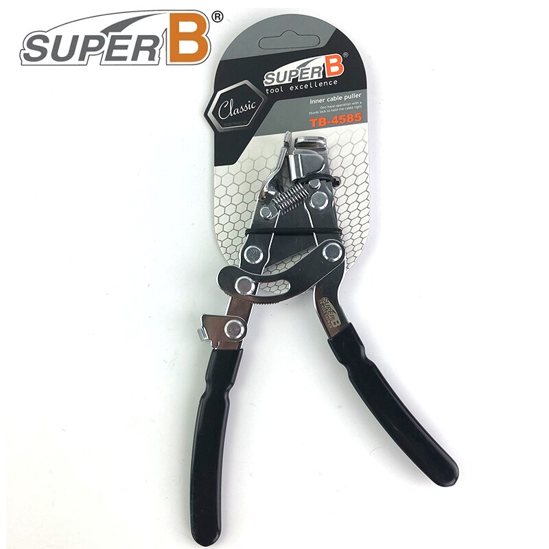 SUPER B Bike Inner Cable Puller Bicycle Brake Tools One-hand Operation With A Thumb Lock To Hold The Cable Tight Tool TB-4585