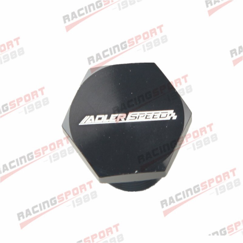 M12 x 1.5 Aluminum Banjo Bolt Thread Metric Brake Adapter Black