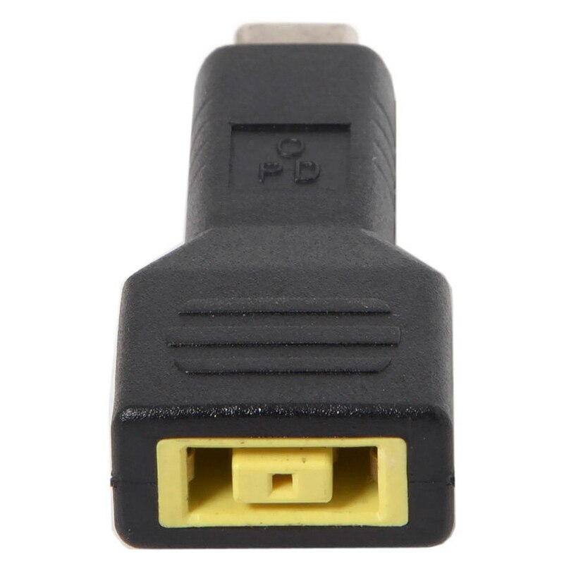 Rechteck Jack für Lenovo Eingang Zu USB-C Typ-C Energie Stecker Ladung Adapter für Laptop Telefon