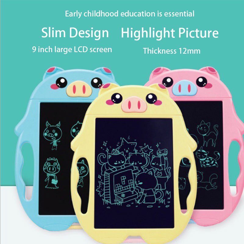 LCD Drawing Tablet Writing Board Montessori Kid Drawing Toy Erasable and Reusable Electronic Handwriting Board for Kids Toy