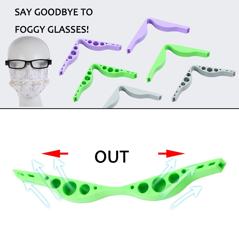 Gootrades Natural Rubber Nose Bridge Nose Pads Prevent Eye Glasses from Fogging Nose Pads for optical Eye Glasses Accessories