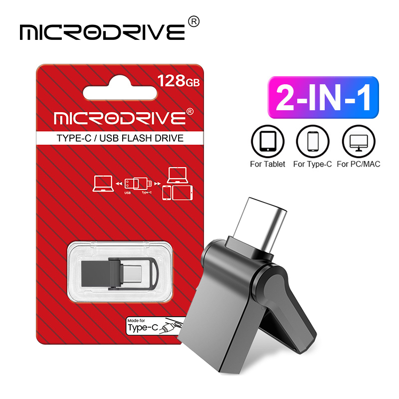 Type C USB2.0 Flash Drives Mini Metalen Pen Ultra Dual Memory Stick 16Gb 32Gb 64Gb 128Gb duim Creatieve Relatiegeschenken