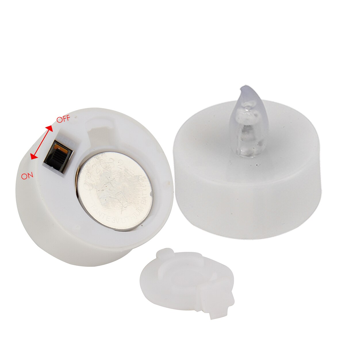 12pcs DIY LED Candles With Remote Control Windproof LED Tea Lights Battery Operated Smokeless Candles For Party Decoration​