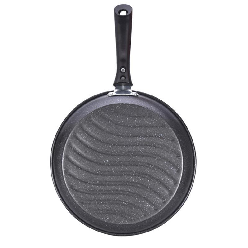 26CM Cast Iron Non-Stick Frying Pan Induction Cooker Use Fire Cooking Coating Wok Home Egg Pancakes Saucepan Stir Fry Pot Pan