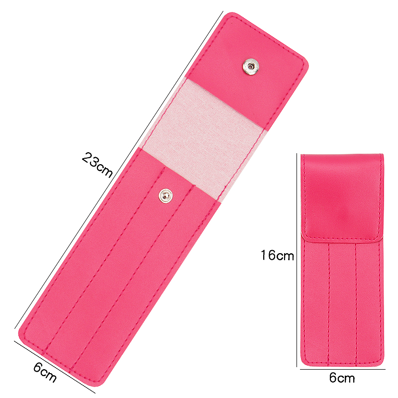1pcs Lederen Pincet Case Schaar Lash Brush Wenkbrauw Scheermessen Draagtassen Gezicht Beauty Tools Opbergzakken voor Wimperverlenging