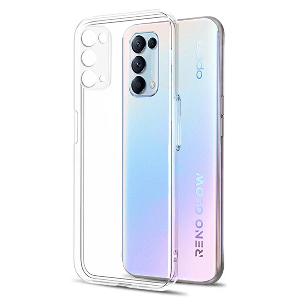 Coque Silicone Transparente Anti-choc Pour OPPO Reno 5 Pro Plus – TPU Souple