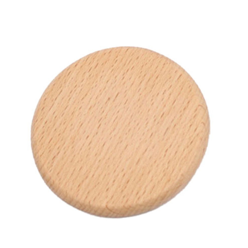1PC Beuken Zwarte Walnoot Hout Coaster Retro Isolatie Cup Mat Huishouden Vierkante Ronde Coaster: A3