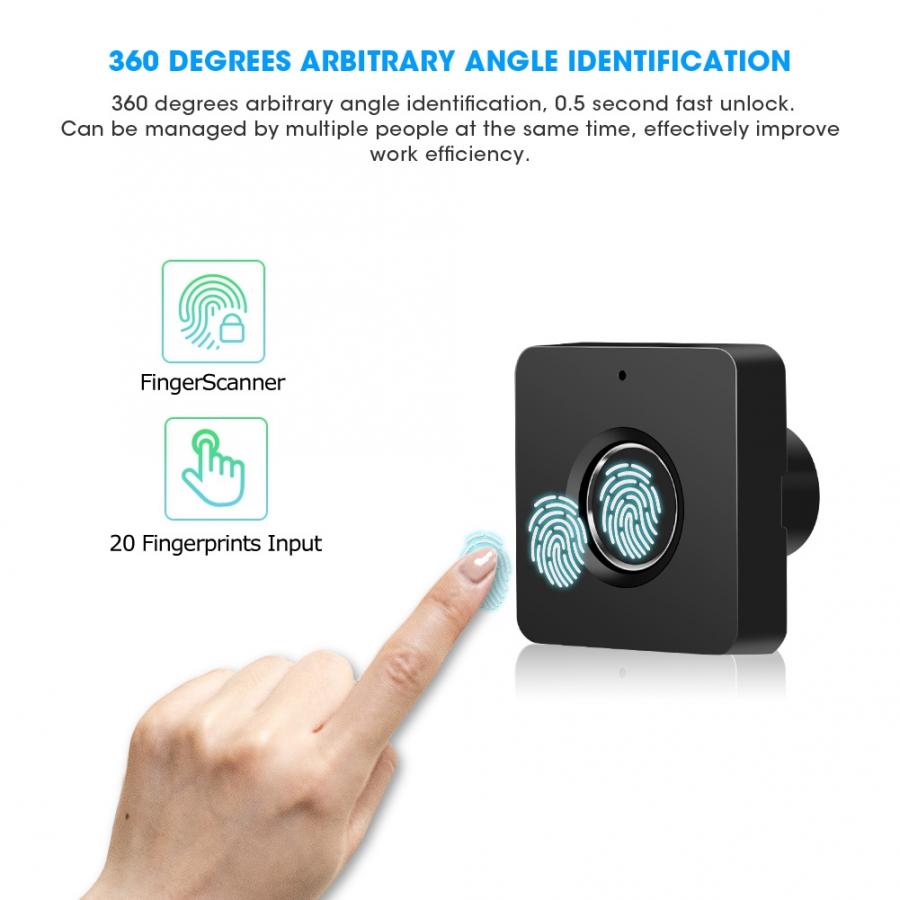 fingerprint door lock Smart Biometric Fingerprint Lock Home Office Drawer Cabinet Wardrobe Lock Anti Theft Keyless cerradura