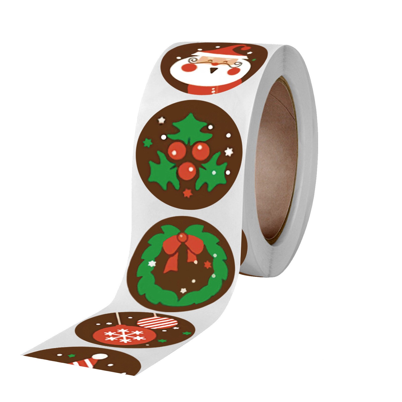 500 Sheets/Roll Roll Pack Sticker Party Wedding Decorating Sticker for Candy Bag Box Packing Bag Adhesive Lable: H