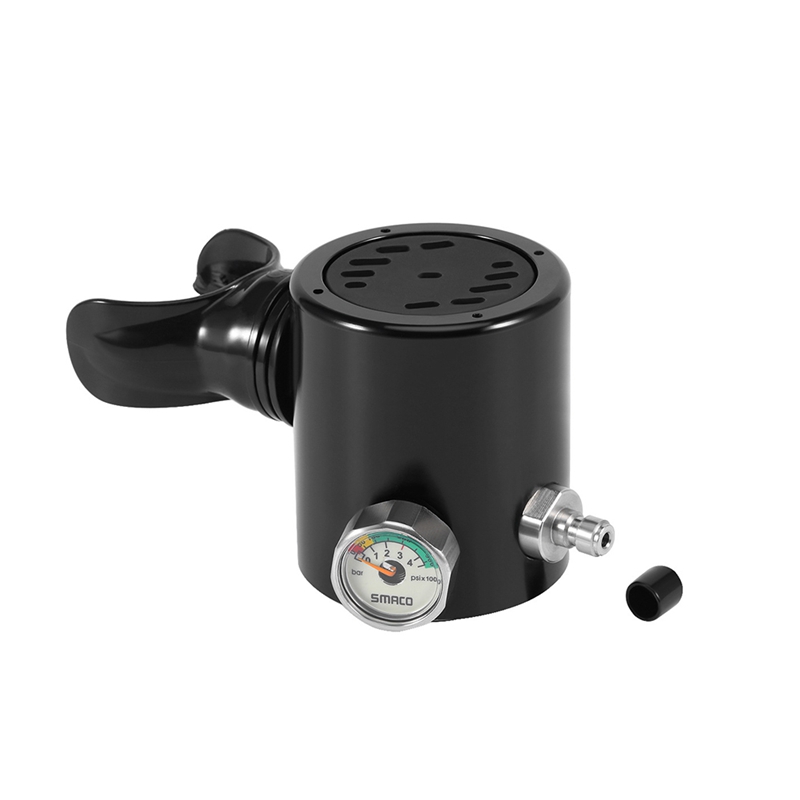 SMACO-Equipo de Buceo M10, botella de poni para buceo, Mini cilindro de oxígeno, medidor de presión