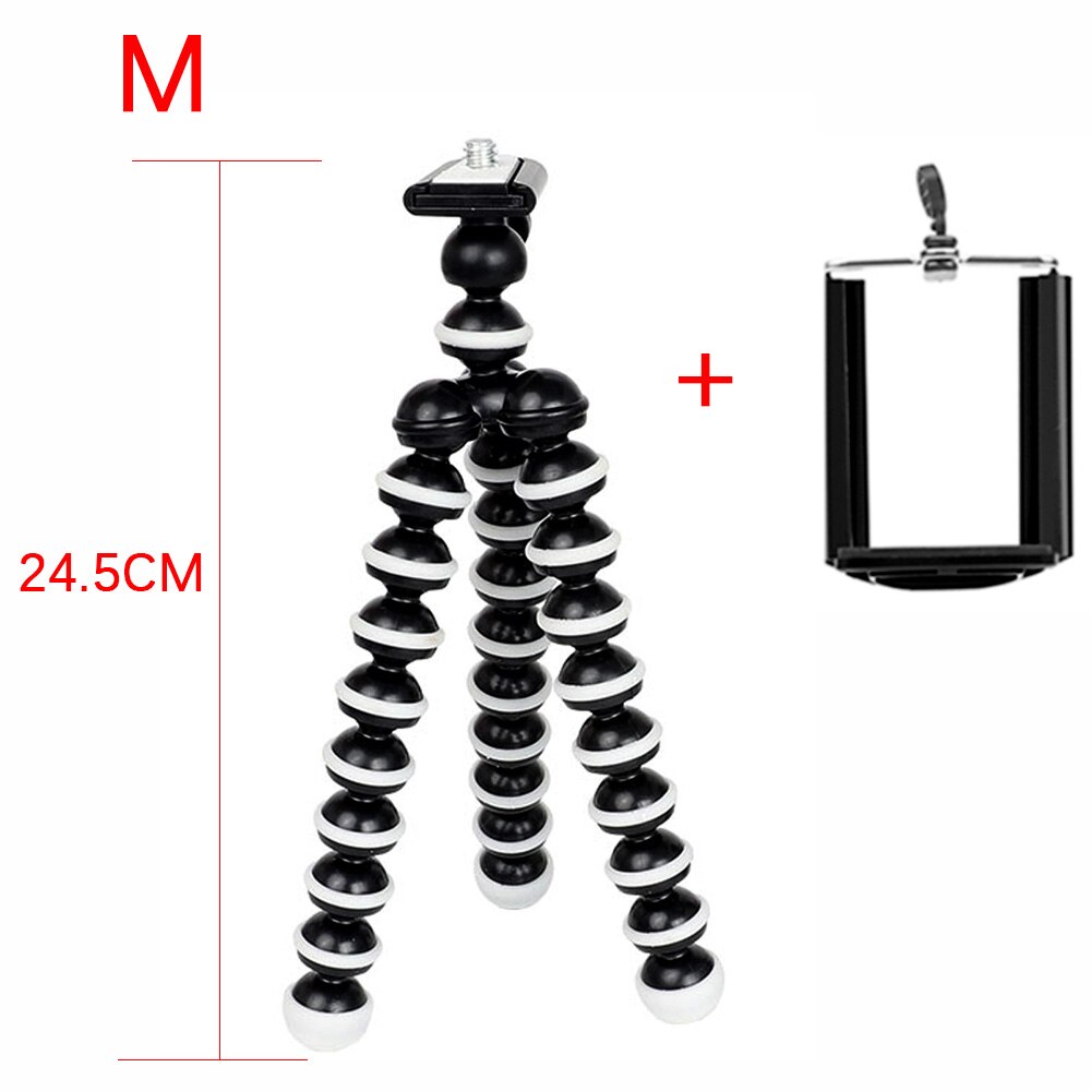 Octopus joustava kolmijalka gorillapod puhelimeen puhelin matkapuhelin älypuhelin dslr kamera pöytäpöytä mini jalusta klipsillä: Clip n kolmijalka-m
