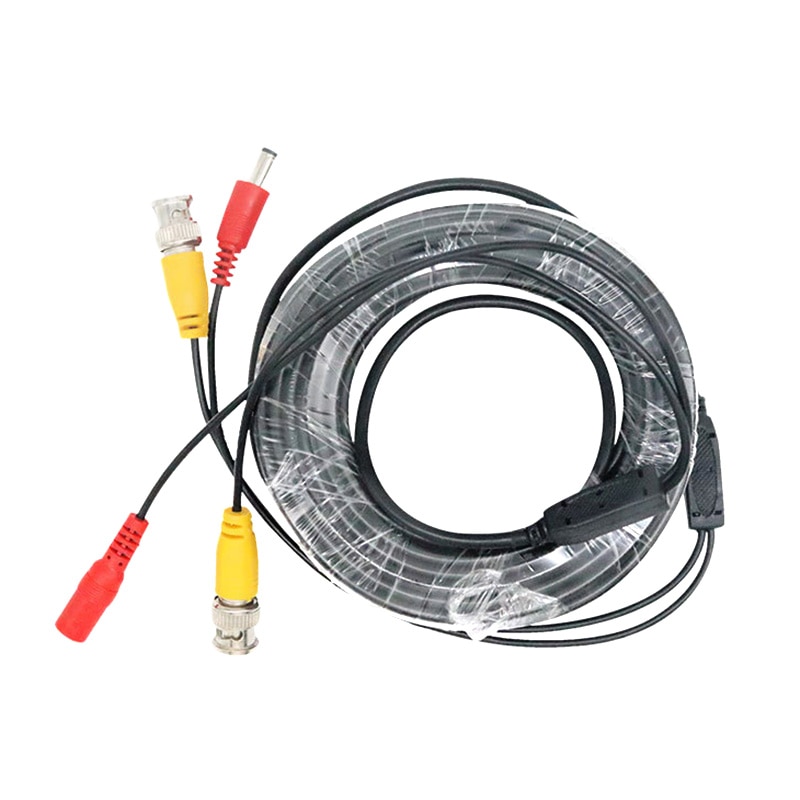 CCTV BNC Kabel 5M/10M/15M/20M/30M/40M BNC + DC stecker Koaxial AHD Kamera Kabel für Analog CCTV DVR Kamera System Bausatz
