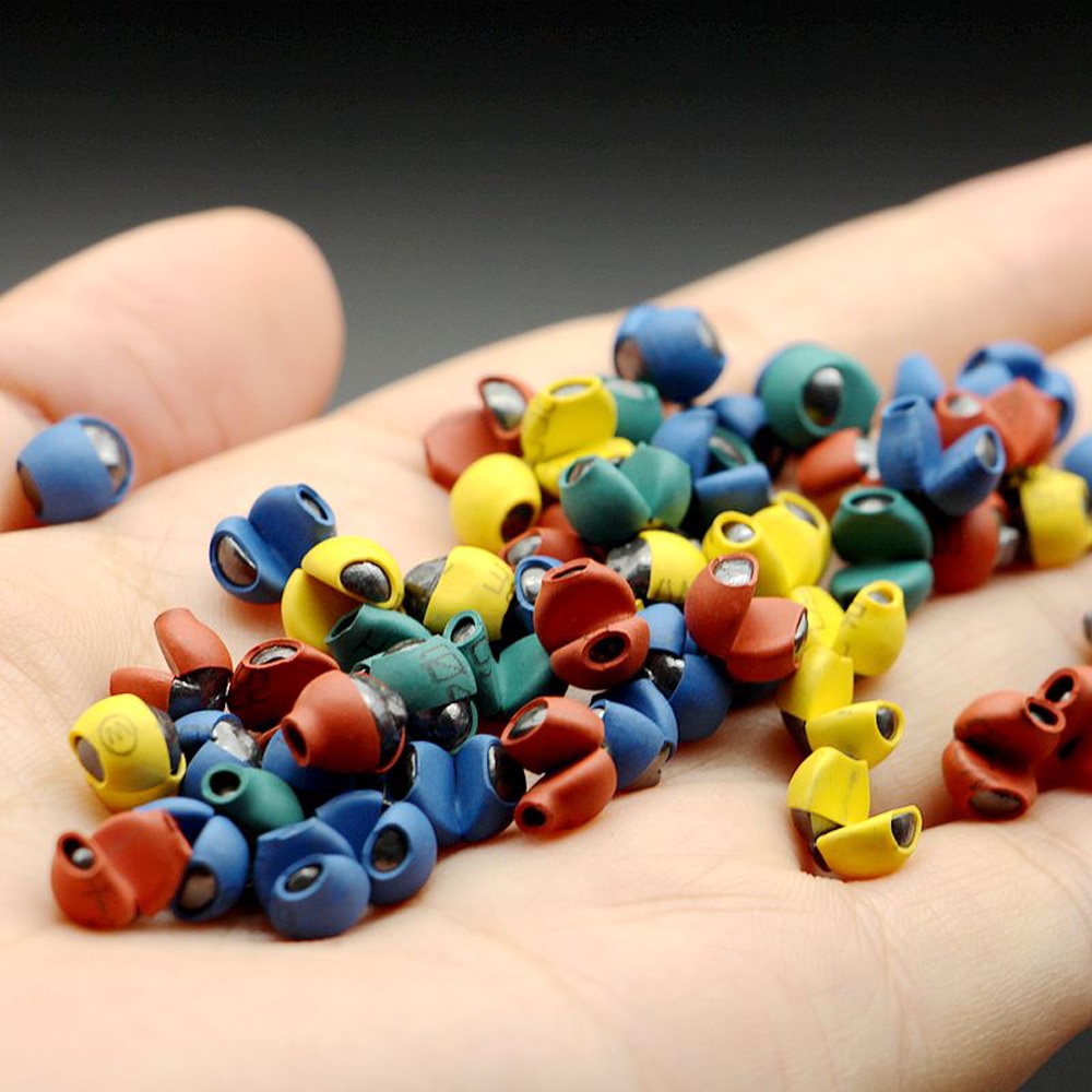 50Pc Lead Sinkers Not Hurt Fishing Line Quick Change Sinker Hook Connector Open Mouth Line Weight Shot Split Raft Fishing Tackle