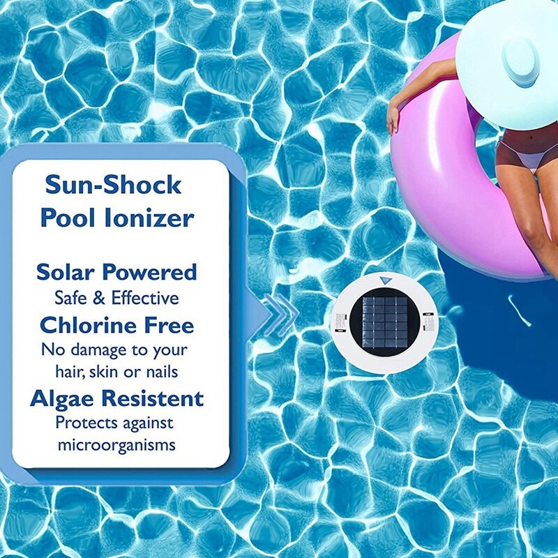 Heißer Solar- Schwimmbad-Ionisator, Kupfer Silber Ionen Schwimmbad Wasserfilter Wasserfilter, tötet-Algen Schwimmbad Ionisator für Whirlpools
