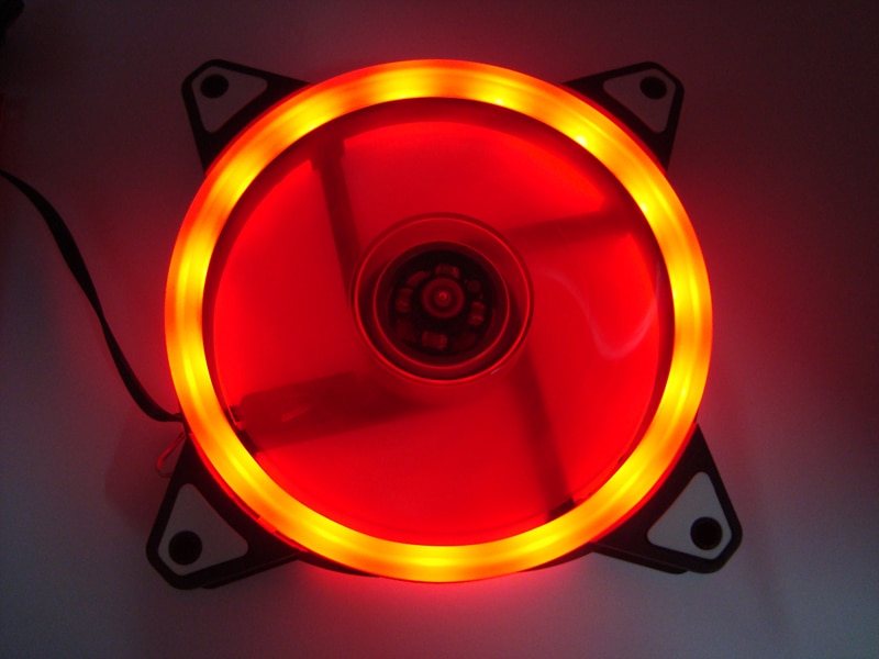 120mm aurora fan pc case fan 3 pin +4 pin led halo computer kølevifte hydraulisk leje ventilador pc køler 12v