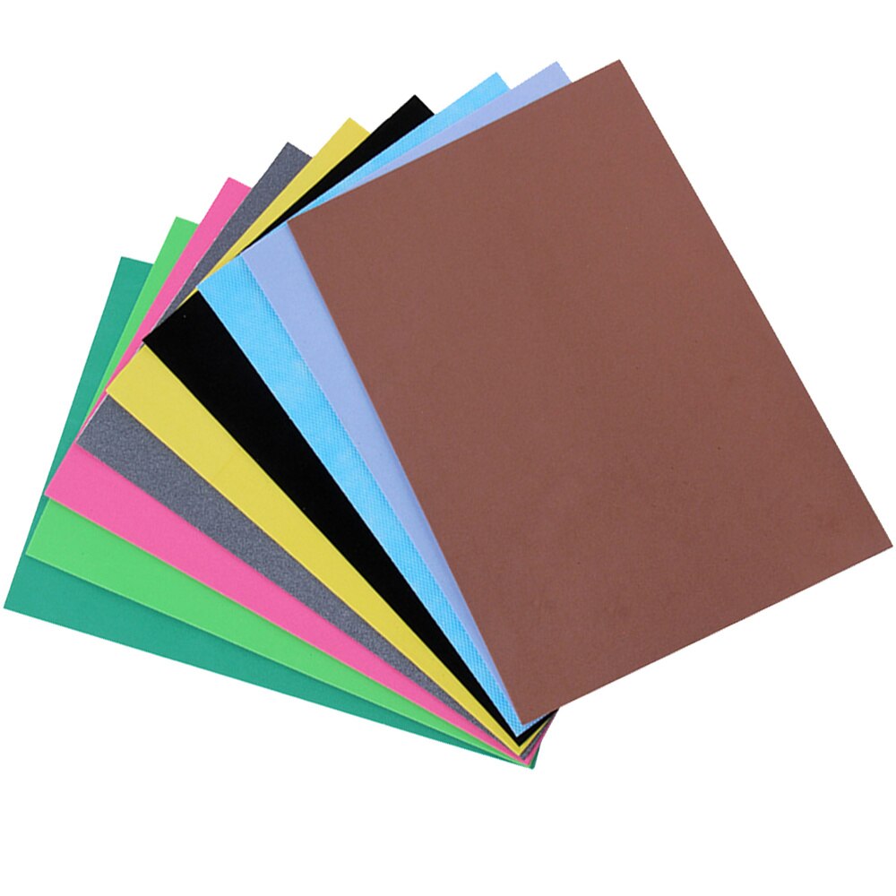 10 PCS Foam Sheets Self-adhesive Sheets Assorted Colours For DIY Craft