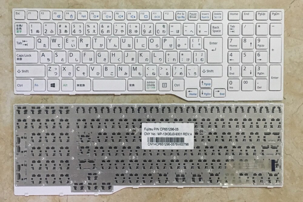 Teclado del ordenador portátil para fujitsu AH544 AH564 AH574 AH53M AH42 AH555 AH42/S jp