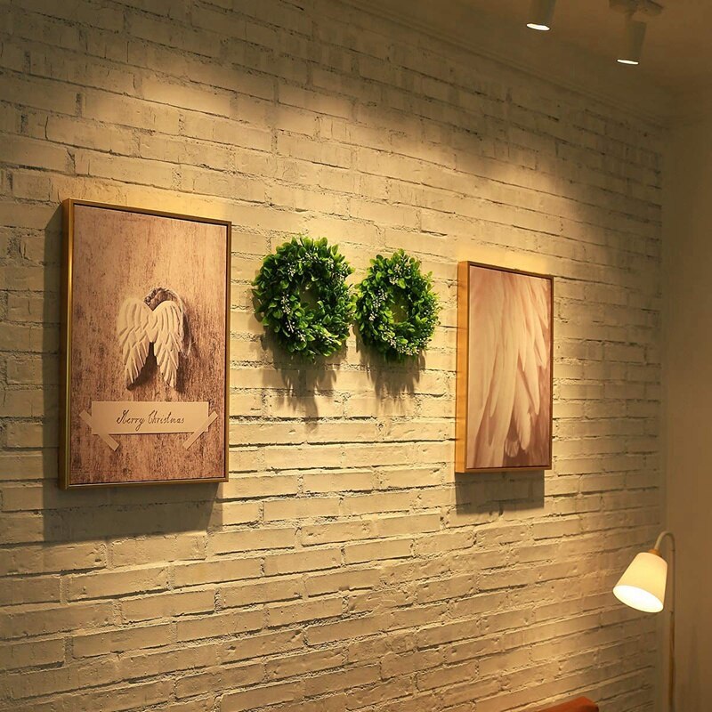 Dekoracja drzwi girlanda sztuczny bukszpan wieniec zielony liść wieniec na drzwi balkonowe ściany wesele Dom dekoracje