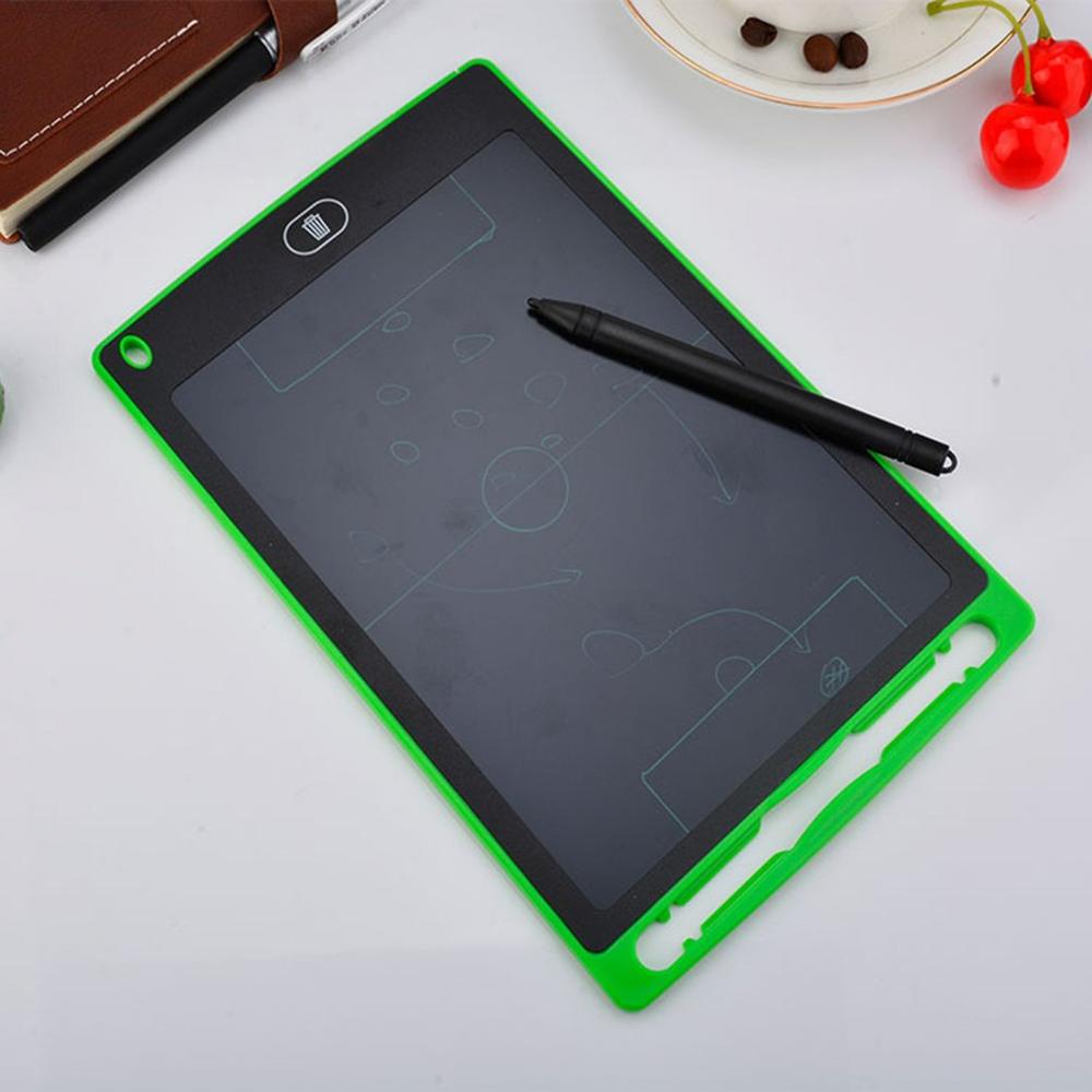 Kreative Schreiben Zeichnung Tablet 8,5 Zoll Notizblock Digitale LCD Grafik Bord Handschrift Bulletin Board für Bildung Lernen: green