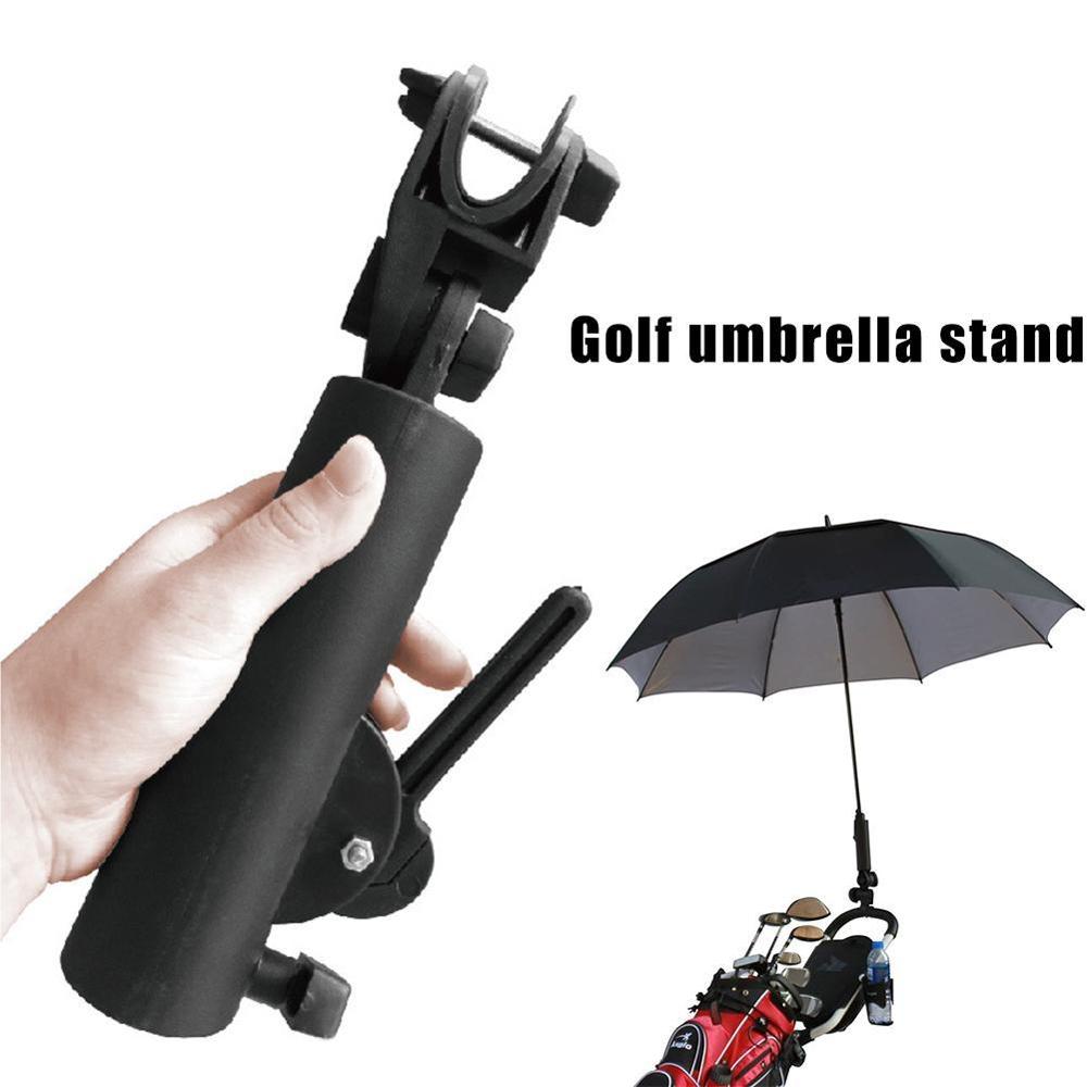 Para carro exterior cochecito de bebé carrito de Golf soporte de paraguas doble bloqueo soporte conector silla de ruedas accesorio Universal
