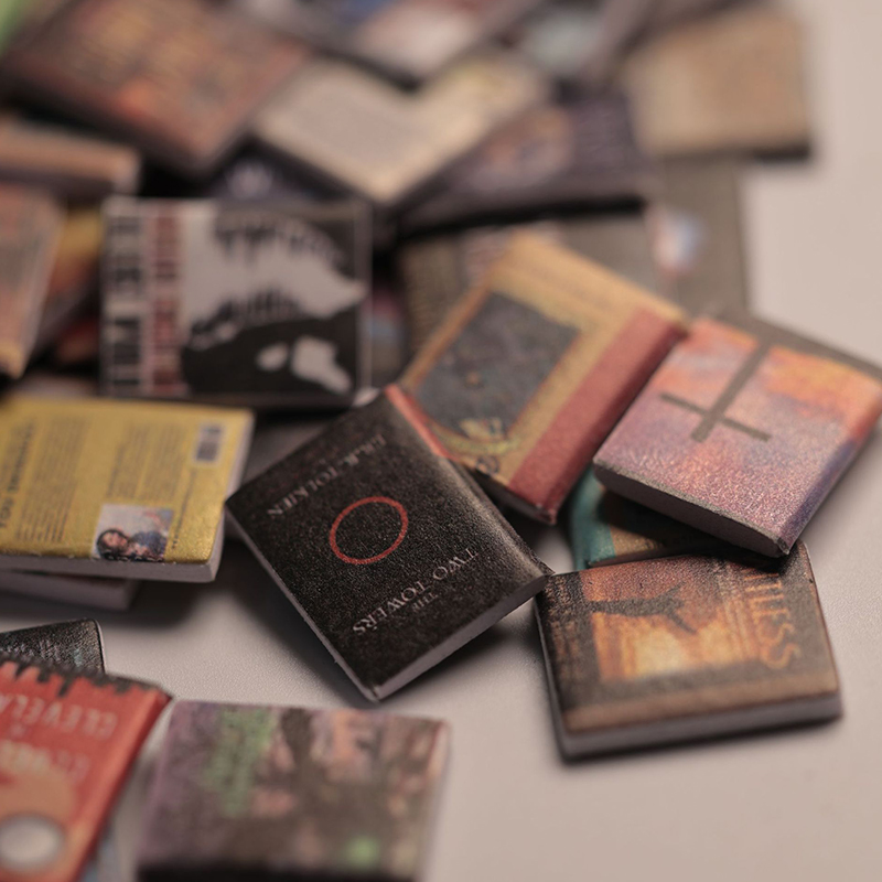 200 stuks miniaturen poppenhuis boeken angst boekenplank accessoires mini boeken accessoires voor decoratie poppenhuis miniatuur