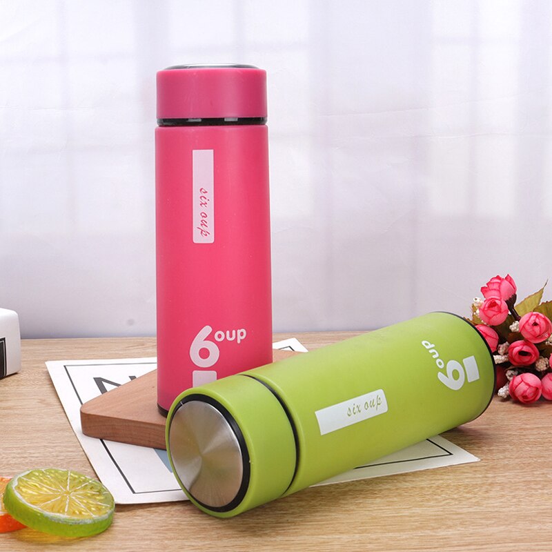 Oape 350ml 12oz isolasjon dobbeltlags reise lekkasjesikker virksomhet glass vann kopp farge plast skall vannflaske
