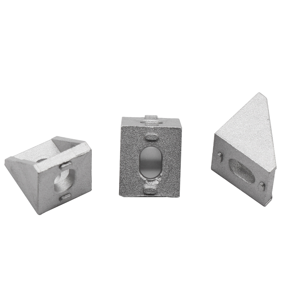 2/4 Stück Aluminiumprofil Eckwinkelverbinder Verschluss mit Mutter + M5 Flachkopfschraube für V-Slot 3D-Druckerteile