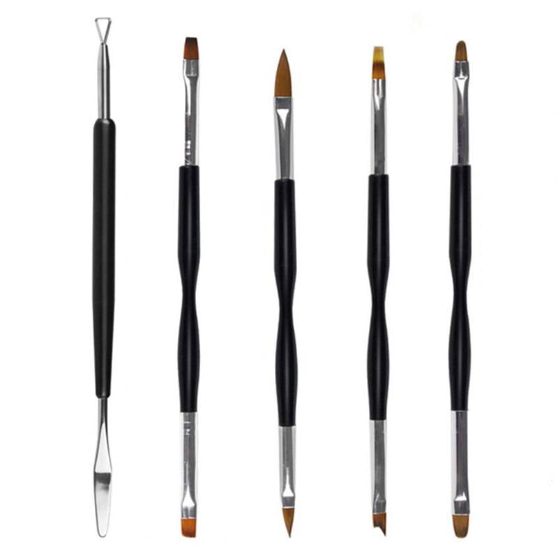 13X/zestaw pędzel robić zdobienia paznokci żel UV malowanie paznokci rysunek z kwiatami długopisy wielofunkcyjny dwugłowicowy długopis