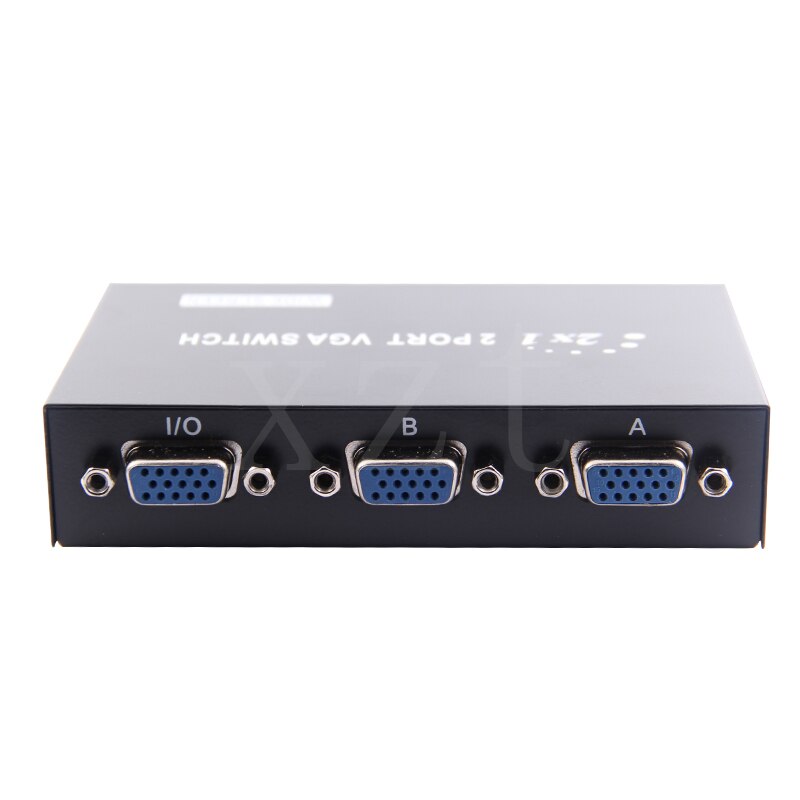 Pz  2 port hd vga svga delning switch box för lcd pc tv monitor video 2 in 1 ut för pc laptop