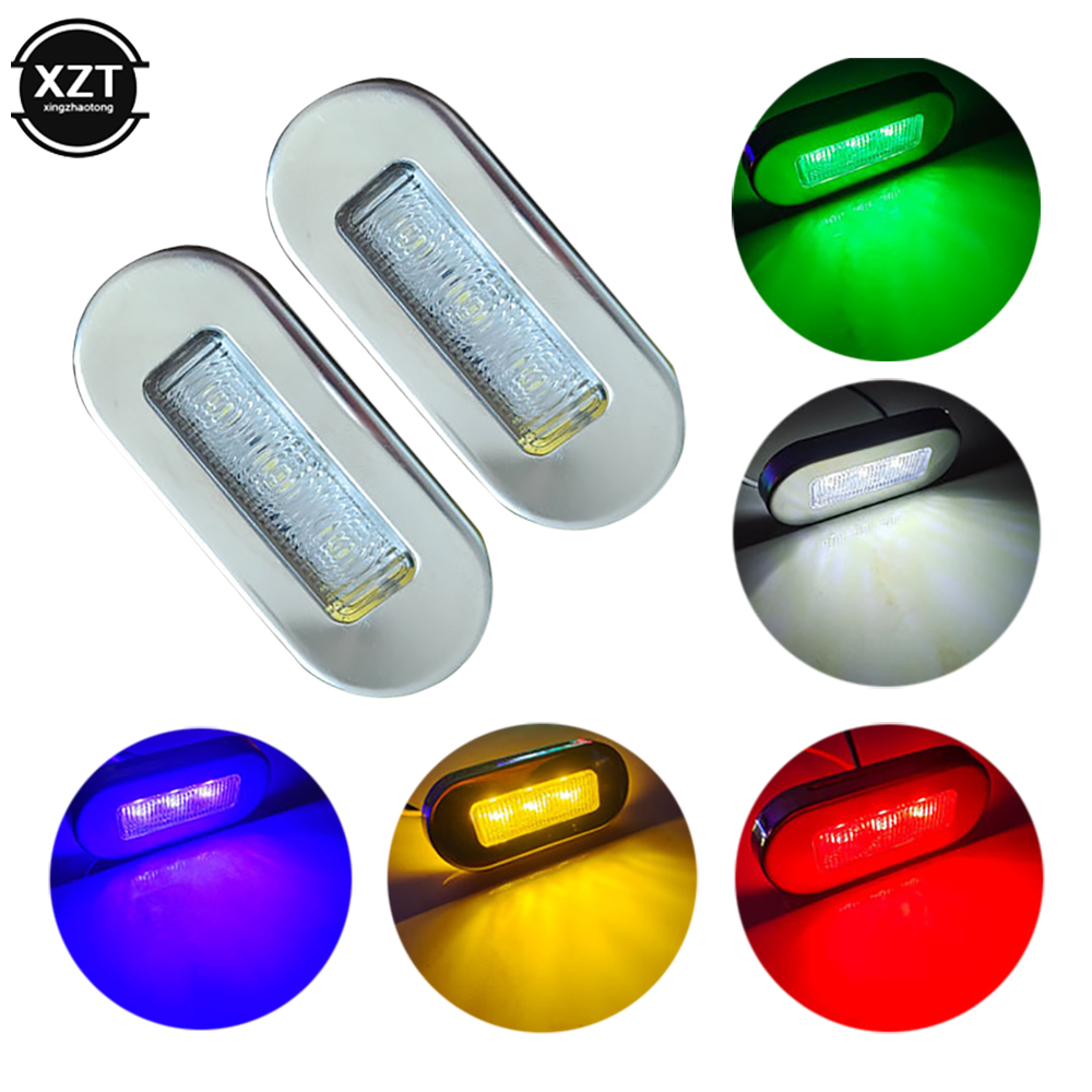 Universelle 2w 12v LED-Marine-unterwasserleuchte aus edelstahl (weiß/blau/grün) für pontonboote 3 wasserdicht, ip-geschützt
