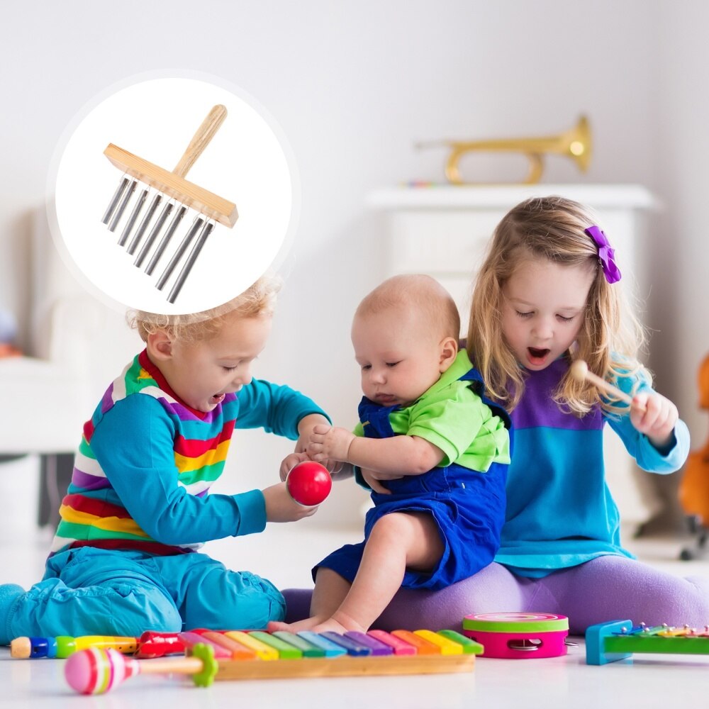 1 ensemble main frapper Windbell jouet délicat utile Durable musique enseignement aides enfants Instrument de musique Percussion jouet pour Infan