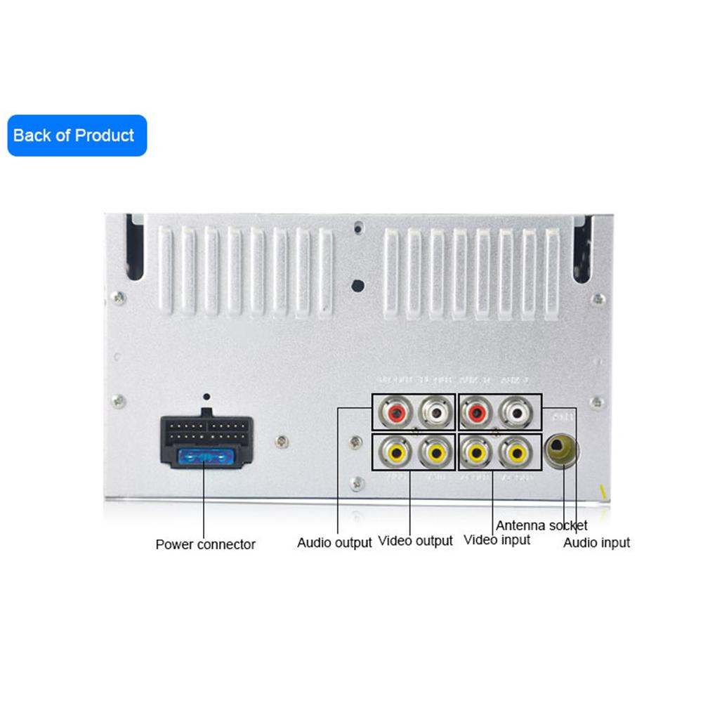 Kuulee 18cm 7018B Double 2 Din Car Video Player Touch Screen Multimedia player MP5 Player USB FM Bluetooth Car MP5 Player