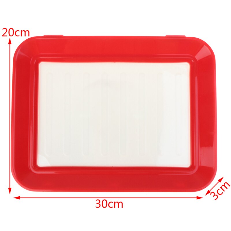 1PC Food Preservation Tray Plastic Food Storage Container Set Food Fresh Storage Microwave Cover: Default Title