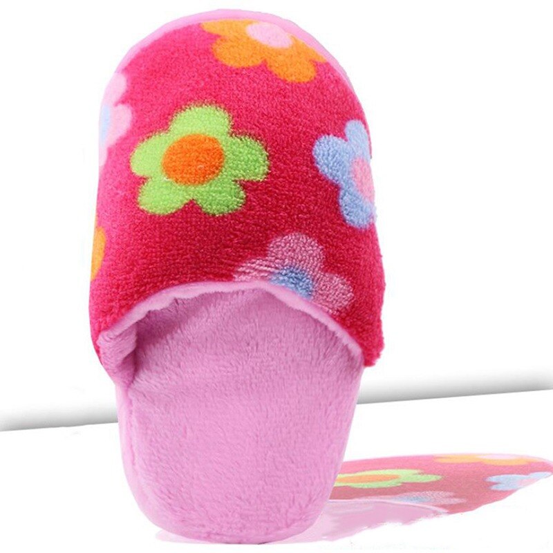 Dog Toy Pet Chew Play Toy For Pet Cat Puppy Teeth Cleaning Funny Toy Dog Plush Slipper Shaped Flip Flop