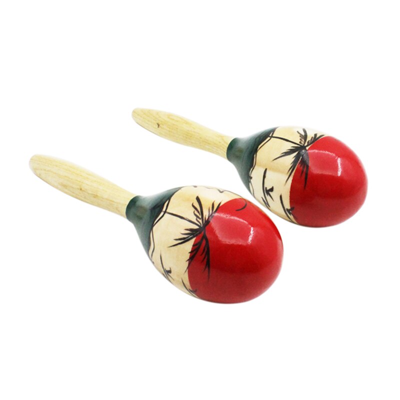 A Pair Maracas Colourful Wooden Tropical Party Percussion Sha Fun Maracas Adult Wood Maracas Musical Percussion Instruments