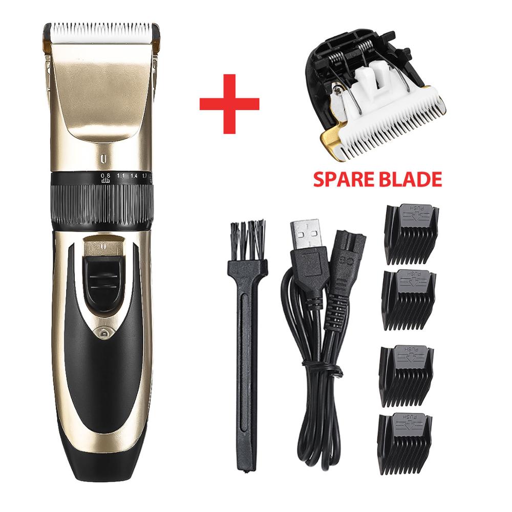 Low-noise Pet Hair Trimmer Clipper Remover Cutter Dog Grooming Cat Dog Hair Trimmer Electrical Pets Haircut Machine: Type B