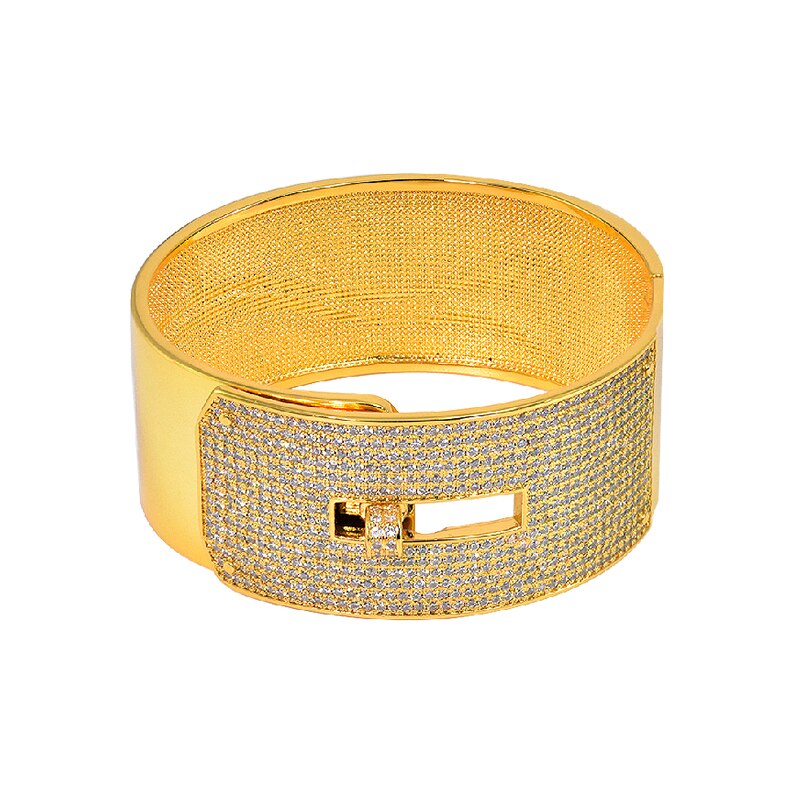 After cz zircon bangles personality custom bracelet jewelry custom cuff bracelet & bangle women jewelry: Default Title