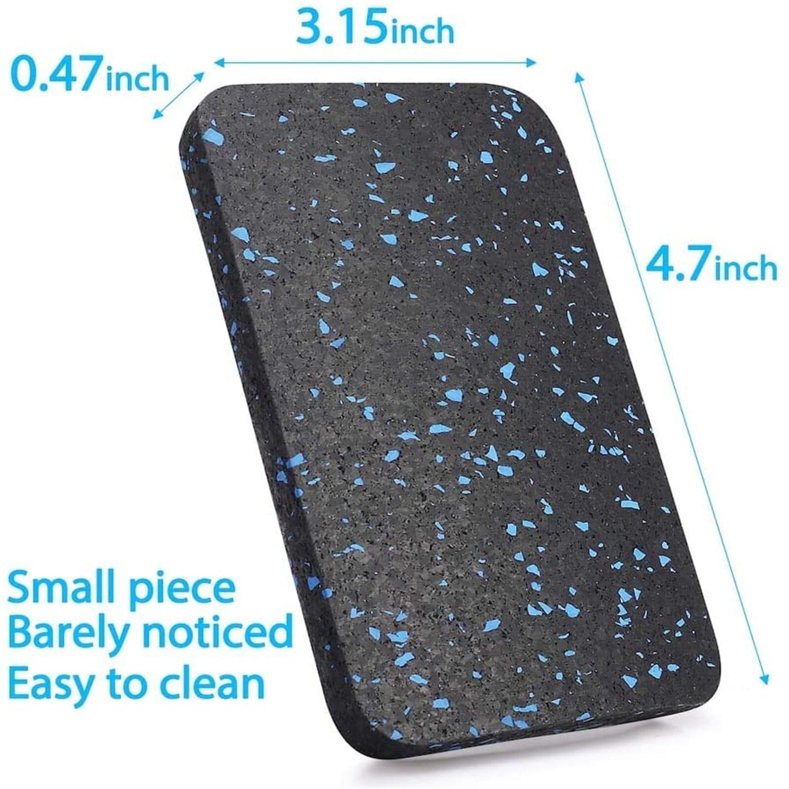 Treadmill Mat Exercise Equipment Mat High-density Rubber (12x8x1cm）